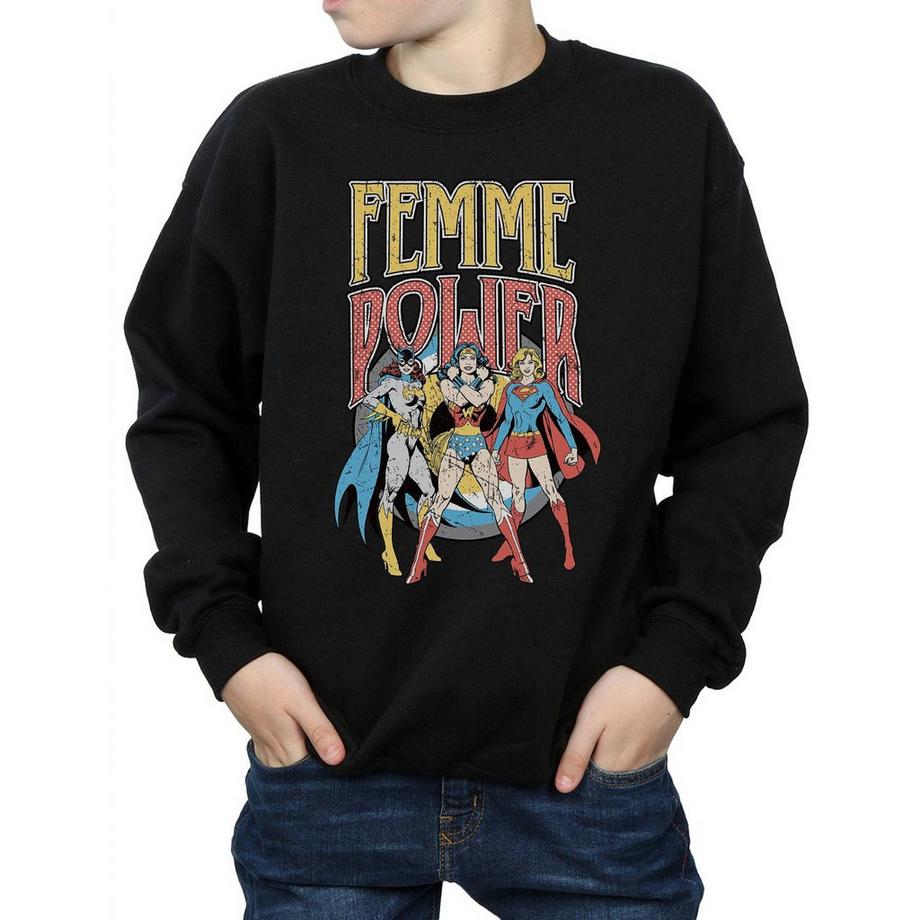DC COMICS  Femme Power Sweatshirt 