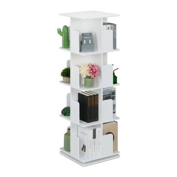 Libreria girevole bianca