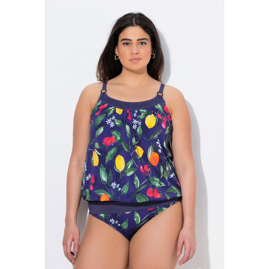 Ulla Popken Tankini Stampa Frutta Coppe Morbide Spalline Regolabili  