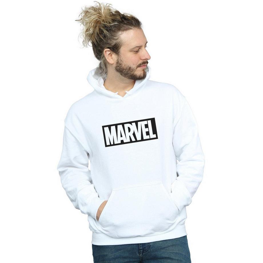 MARVEL Logo Felpa con Cappuccio  