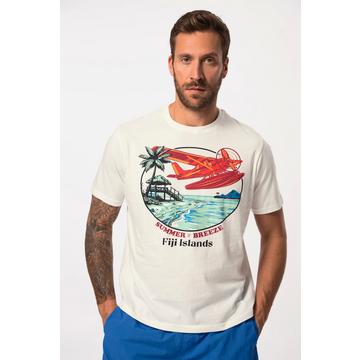 T-shirt con mezze maniche, stampa sul petto e scollo a girocollo, fino alla tg. 8XL