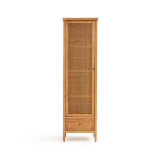 La Redoute Intérieurs Armoire 1 porte pin massif et cannage  