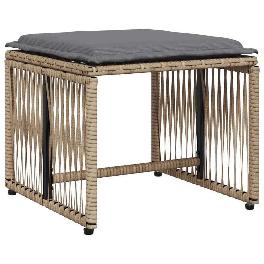 VidaXL set da pranzo da giardino Polirattan  