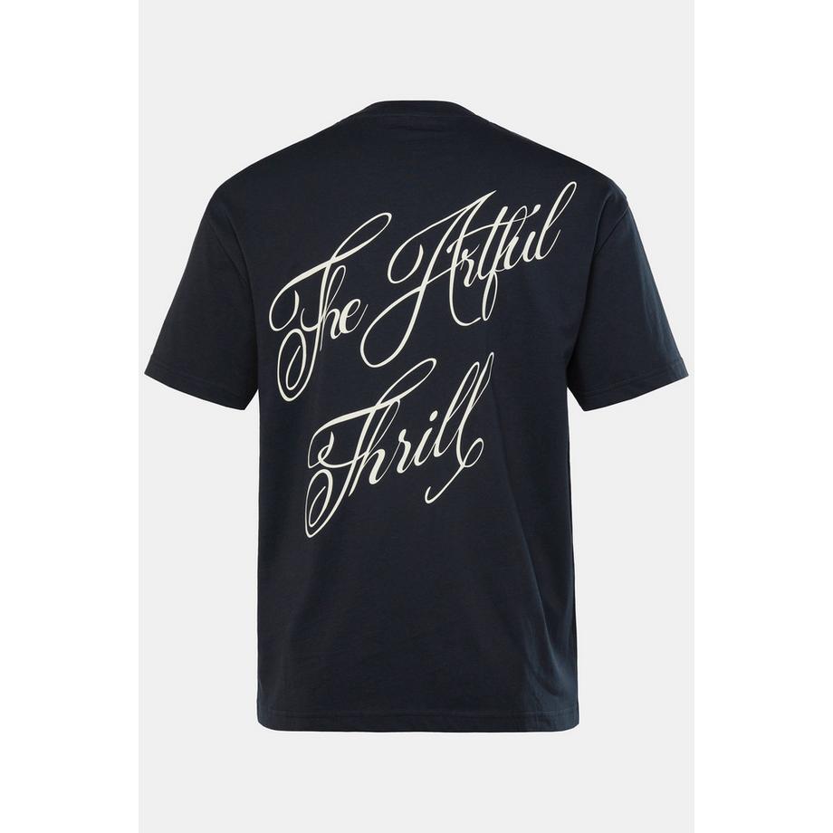 Sthuge Oversized Halbarm T-Shirt mit Rückenprint  