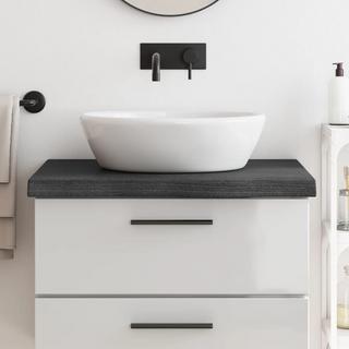 VidaXL  Comptoir de salle de bain bois de chêne 