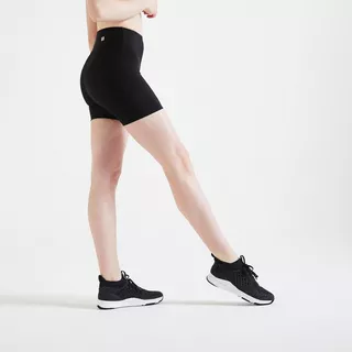 DOMYOS  Short Moulant Fitness Cardio Femme Noir 