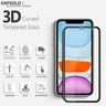 KAPSOLO  Tempered GLASS Screen Protection, curved, Ultimate, Microbial Apple iPhone 8 Plus 