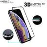 KAPSOLO  Tempered GLASS Screen Protection, curved, Ultimate, Microbial Apple iPhone 8 Plus 
