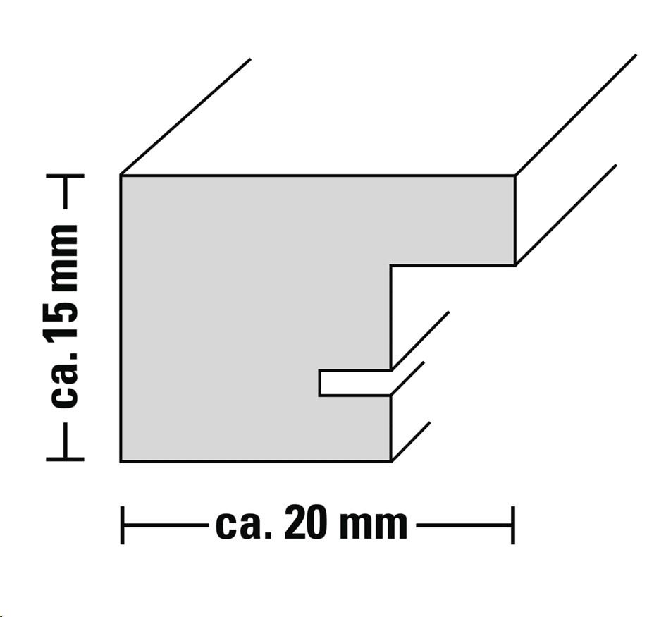 hama HAMA Rahmen Paris 15x20cm Schwarz  