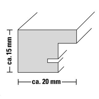 hama HAMA Rahmen Paris 15x20cm Schwarz  