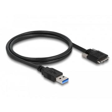 87799 câble USB 1 m USB 3.2 Gen 1 (3.1 Gen 1) USB A Micro-USB B Noir