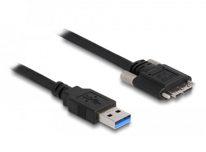 DeLock  87799 câble USB 1 m USB 3.2 Gen 1 (3.1 Gen 1) USB A Micro-USB B Noir 