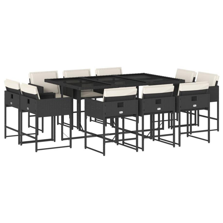Ensemble de salle à manger de jardin rotin synthétique