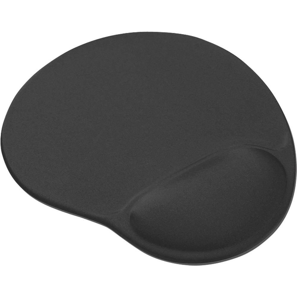 Trust  Trust Bigfoot Gel Tappetino per il mouse con inserto in gel per polso Ergonomico Nero (L x A x P) 210 x 23 x 245 mm 