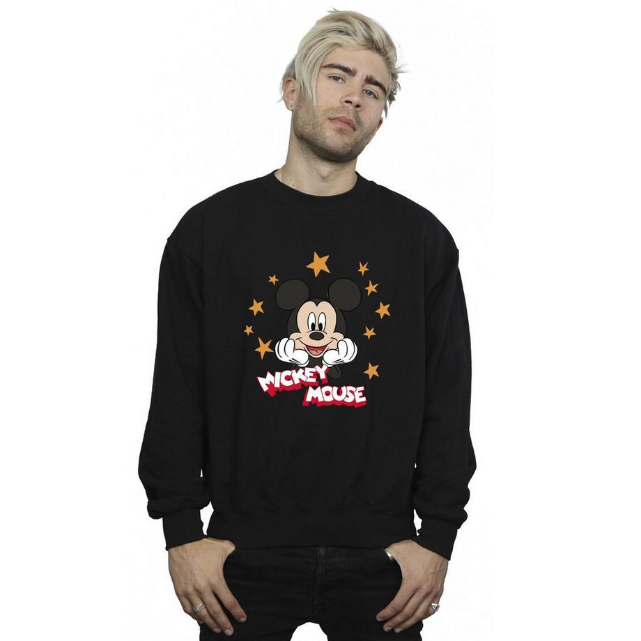 Disney Mickey Mouse Sternen Print Sweatshirt  