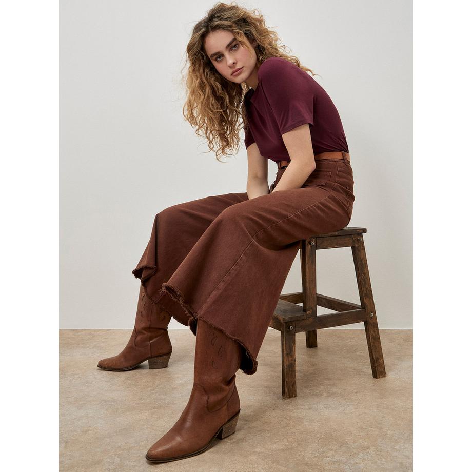 Jean palazzo taille haute Giana