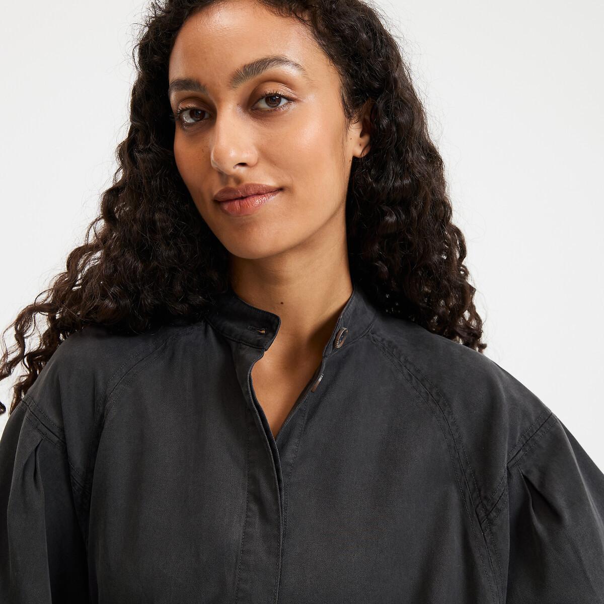 La Redoute Collections Ausgestelltes Langarmkleid mit Gürtel  