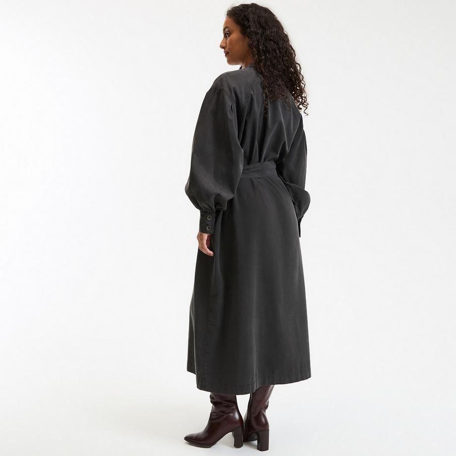 La Redoute Collections Abito Svasato a Maniche Lunghe con Cintura  