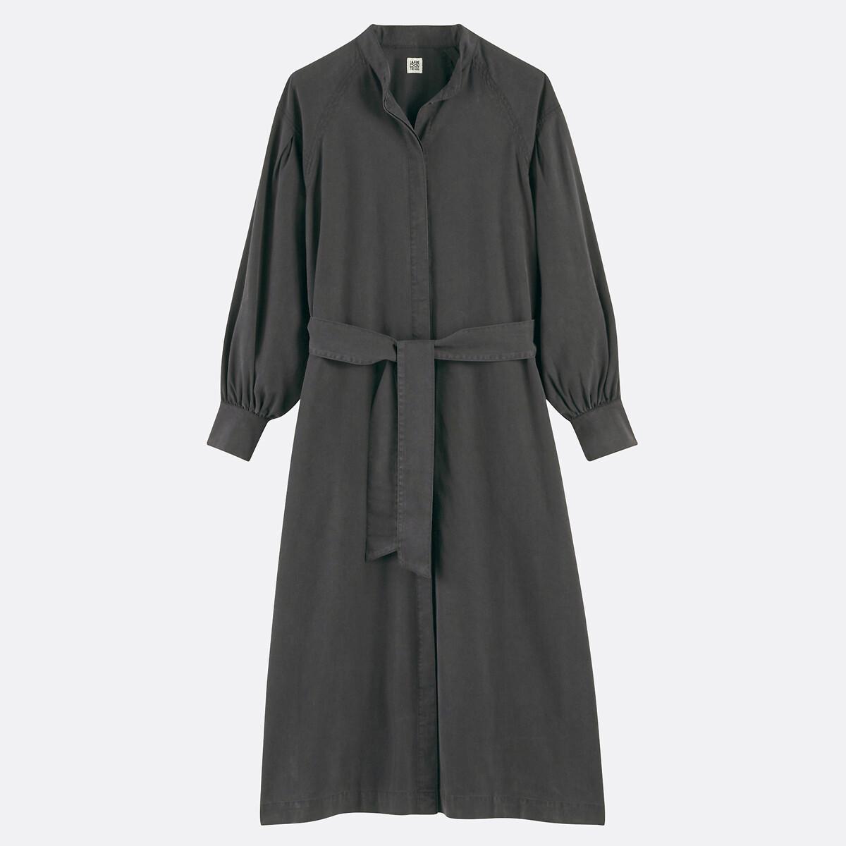 La Redoute Collections Ausgestelltes Langarmkleid mit Gürtel  