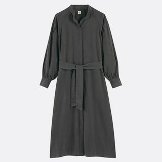 La Redoute Collections Ausgestelltes Langarmkleid mit Gürtel  