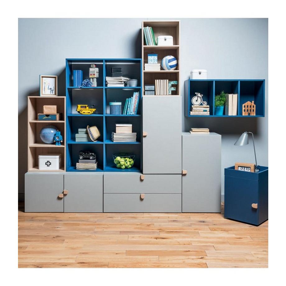 Calicosy Kommode mit 2 Schubladen und Holzgriffen - Stige  