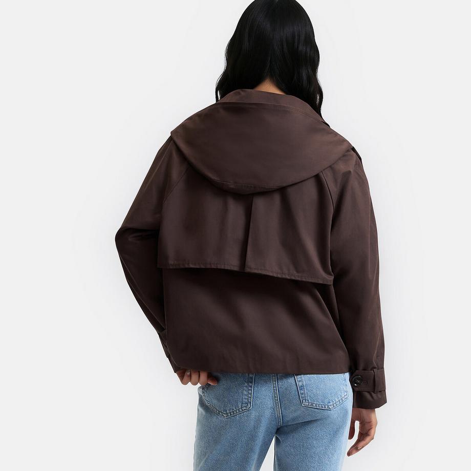 La Redoute Collections Trench court à capuche  