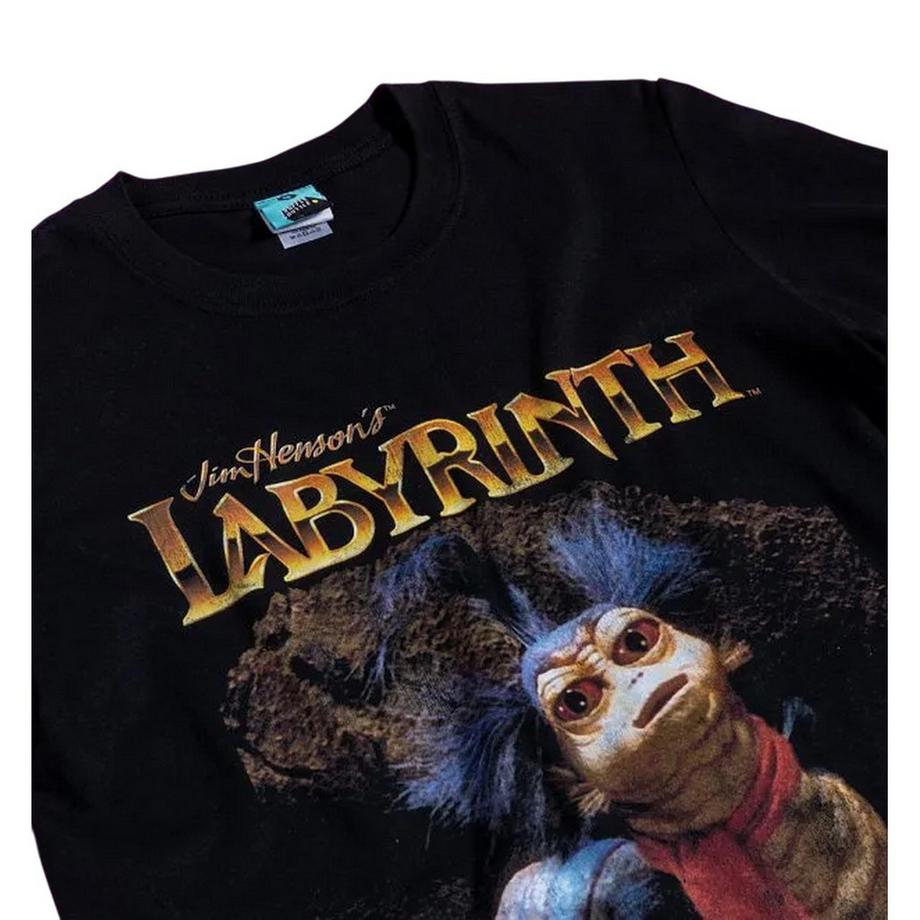 Labyrinth Grafikdruck T-Shirt  