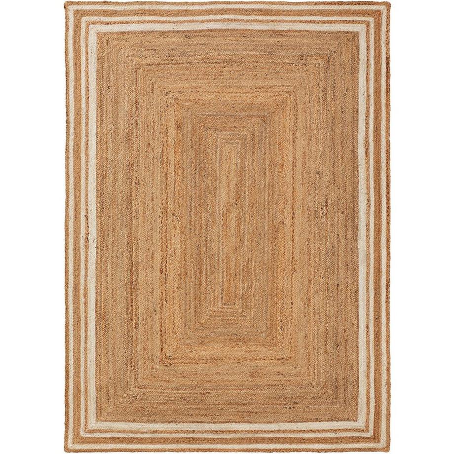 Benuta Tappeto di iuta Jutta Bianco  