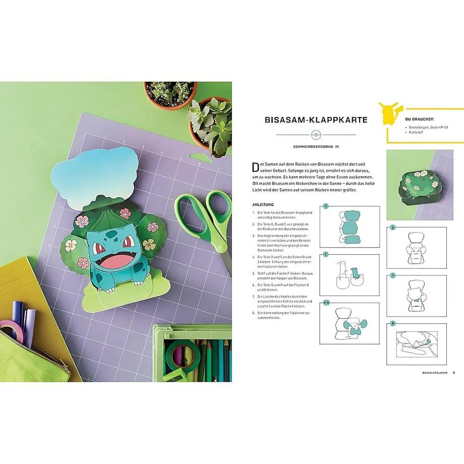 Pokémon: Das große Pokémon-Bastelbuch - Die schönsten Bastelideen aus Papier Reinhart, Matthew; Austin, Kay; Kavelar, Nina (Übersetzung) Gebundene Ausgabe 