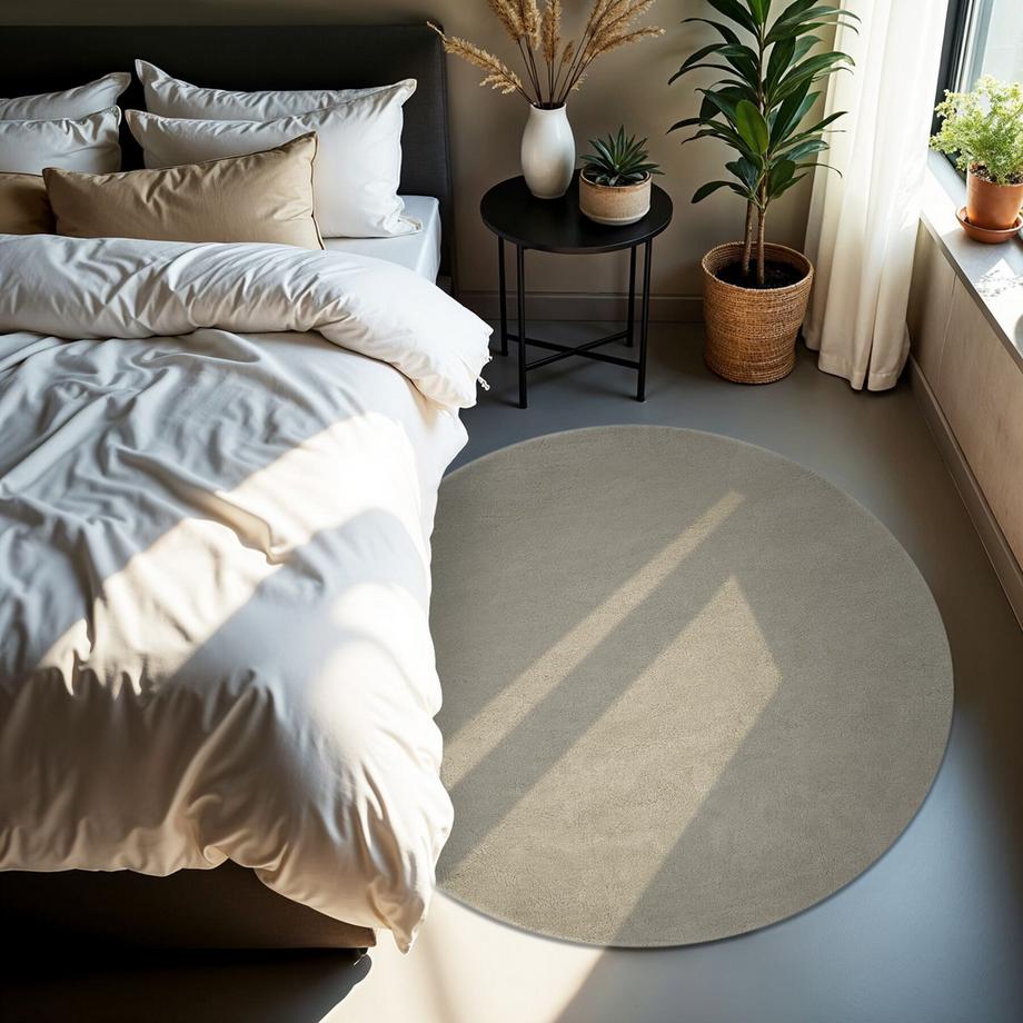 Tectake Tapis à poils ras SOFT ZONE surface douce, poids du velours 1630 g/m²  