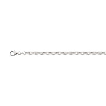 Collier forçat en argent 925, 4mm, 45cm