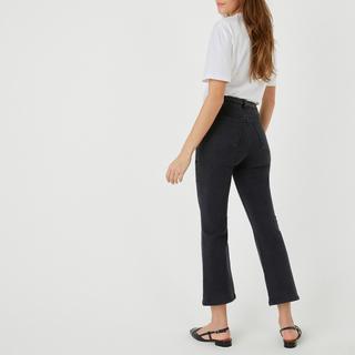 La Redoute Collections  Cropped Flare Jeans mit hoher Taille 