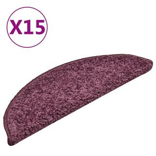 VidaXL Tapis de marches d'escalier 15 pcs polypropylène  