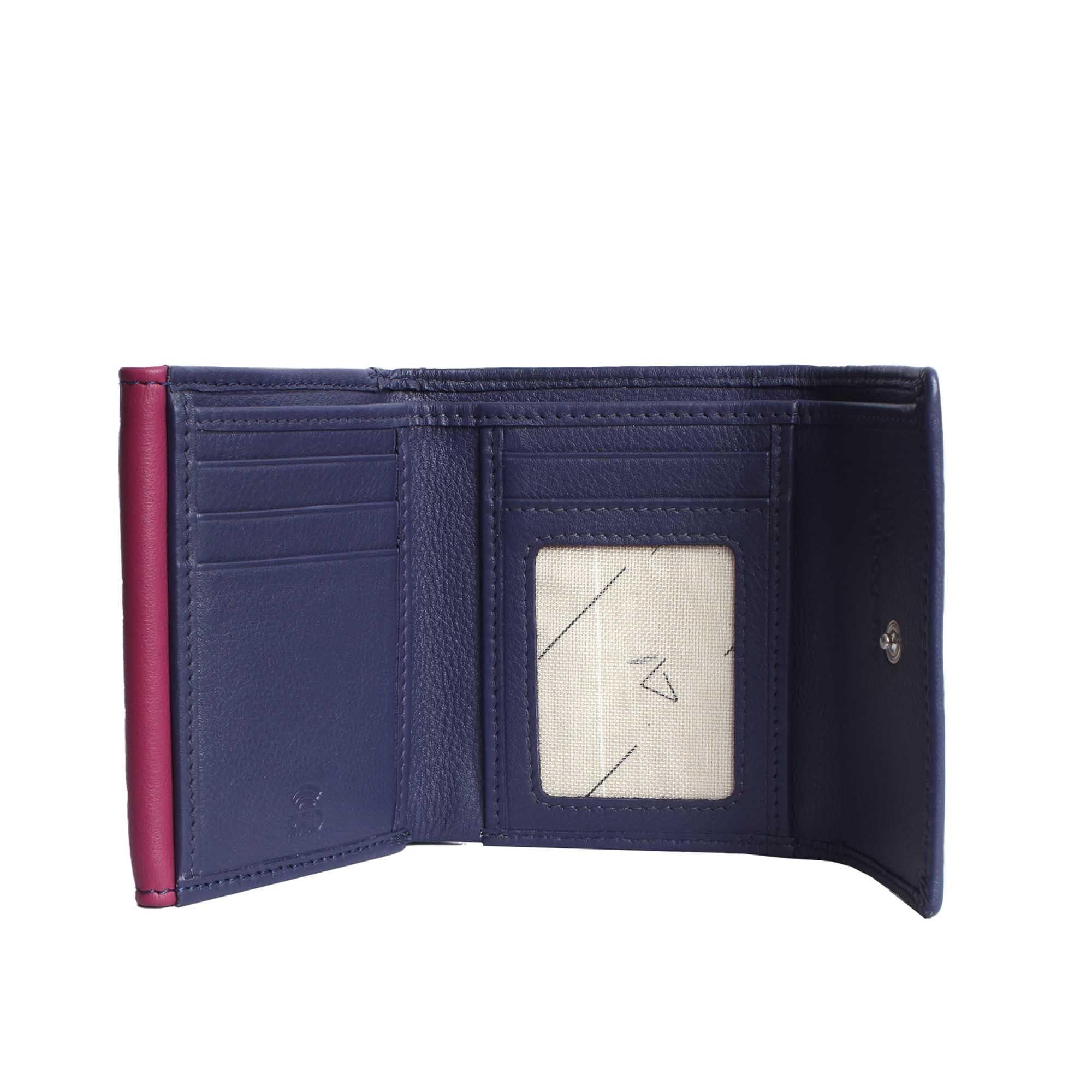 VARGU Ivena 1 Portefeuille en Cuir Véritable  