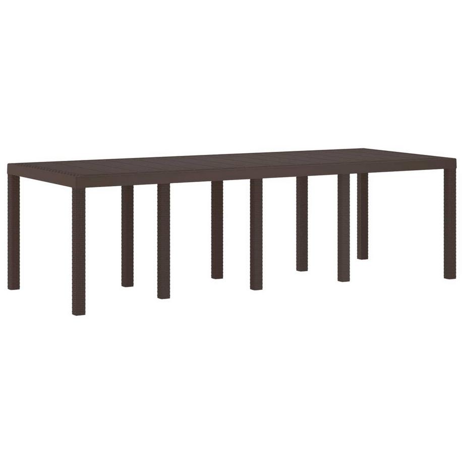 VidaXL Set da Pranzo per Giardino Polipropilene  