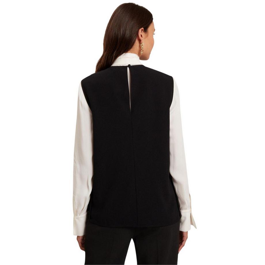 TED BAKER Camicia Senza Maniche con Chiusura a Bottone  