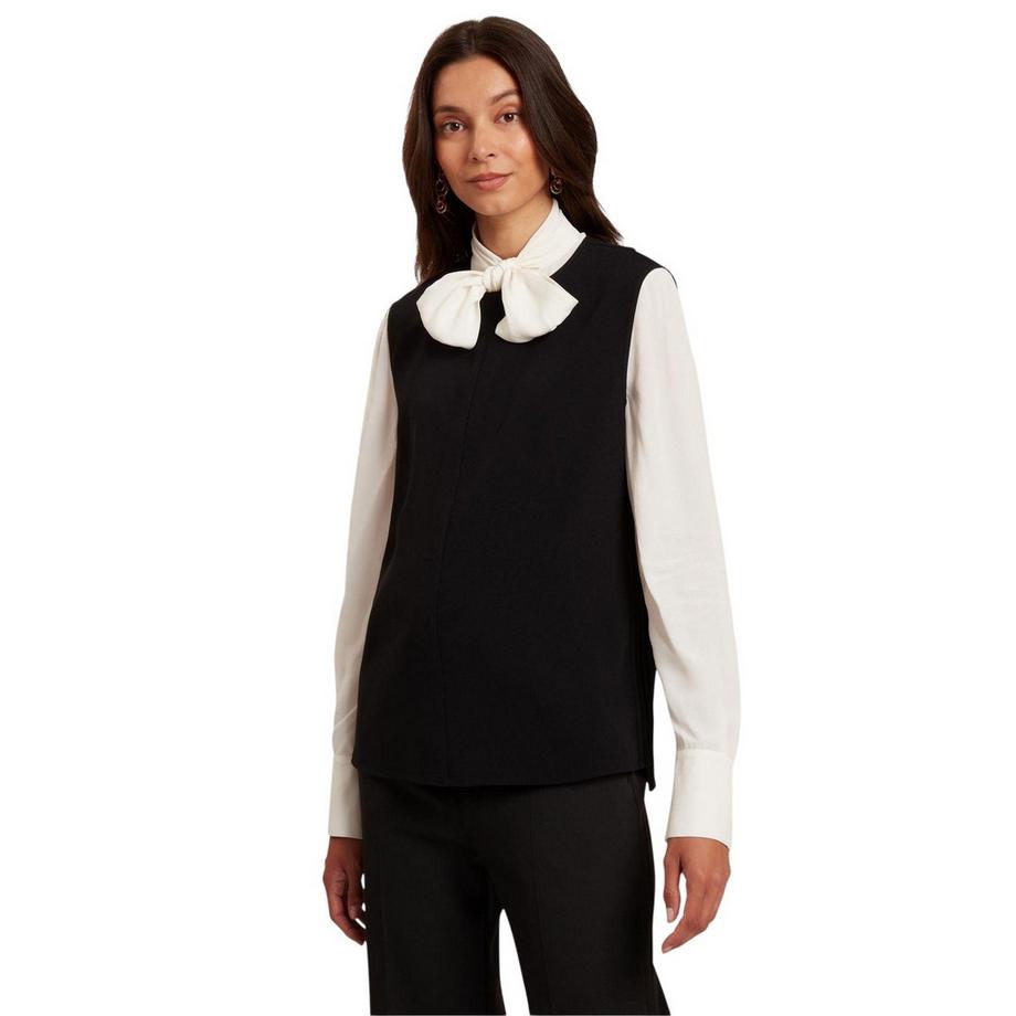 TED BAKER Camicia Senza Maniche con Chiusura a Bottone  