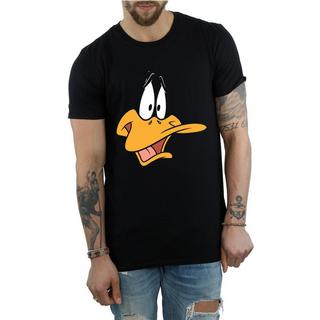 LOONEY TUNES Daffy Duck Visage T-Shirt Manches Courtes  