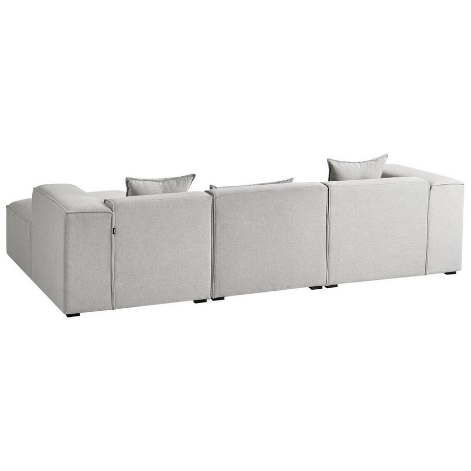 Beliani Divano angolare en Tessuto Moderno DOLVA  