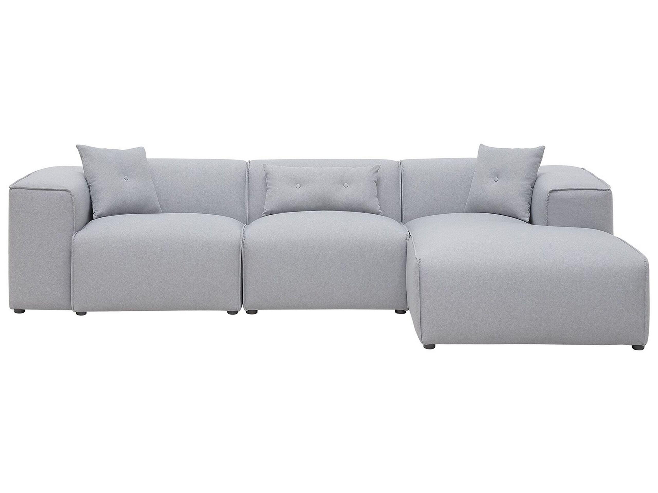 Beliani Ecksofa aus Polyester Modern DOLVA  