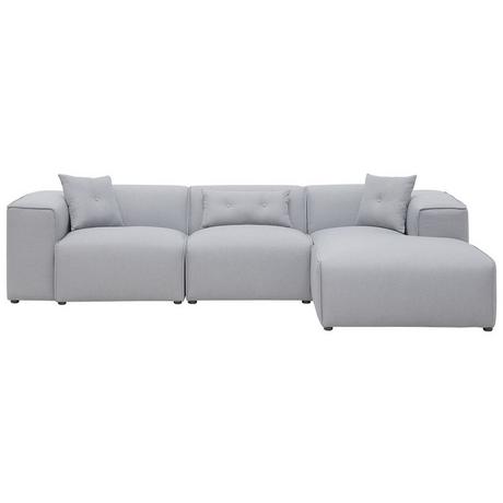 Beliani Ecksofa aus Polyester Modern DOLVA  