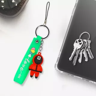 Avizar  Porte Clé Squid Game Dragonne Vert 