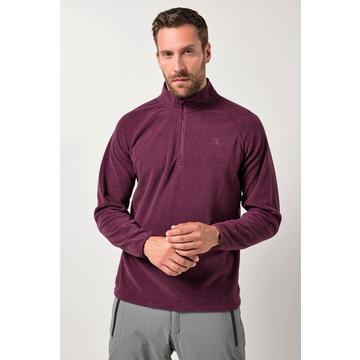 Fleecetroyer, Bauchfit, Outdoor, Zippkragen, bis 7 XL