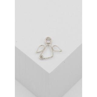 MUAU Schmuck  Pendentif ange en or blanc 750 diamant 0,0075ct. 13x15mm 