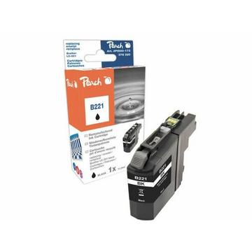 Tinte Brother LC-221 black 12ml 290 Seiten