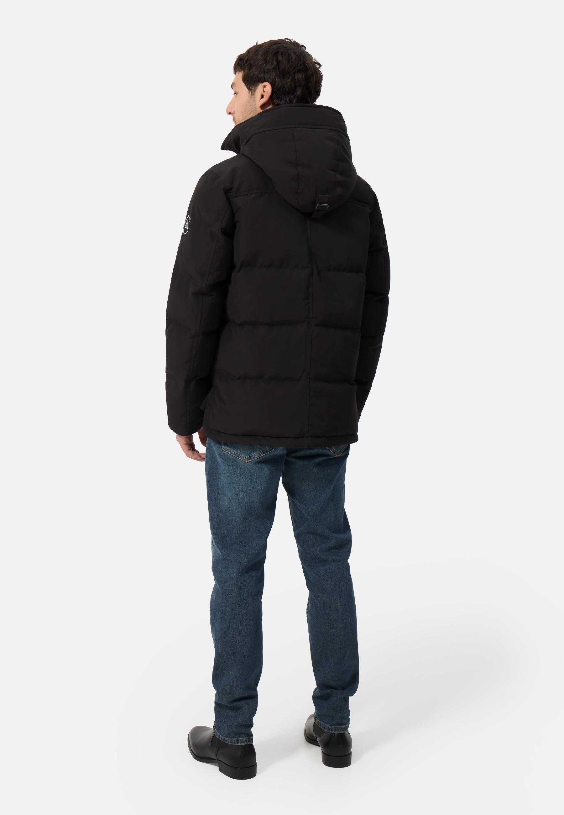 CASH-MERE.CH Daunenparka mit Kapuze Kaschmirfutter  