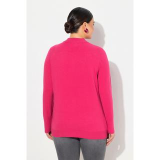 Ulla Popken  Pullover, Stehkragen, Langarm, Rippbündchen 