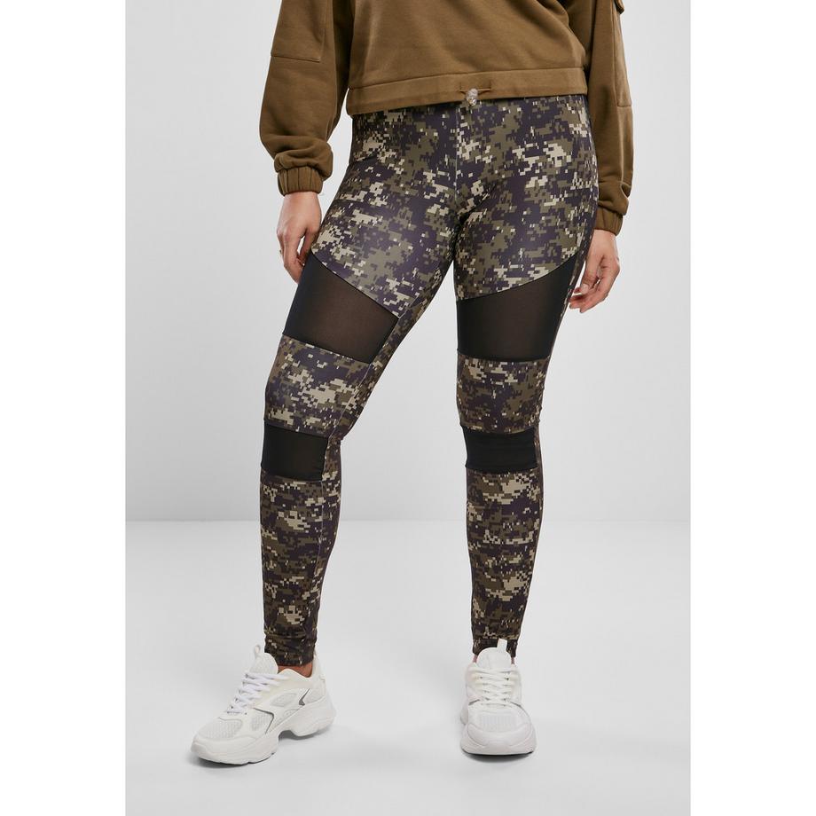 URBAN CLASSICS  leggings da camo tech mesh 