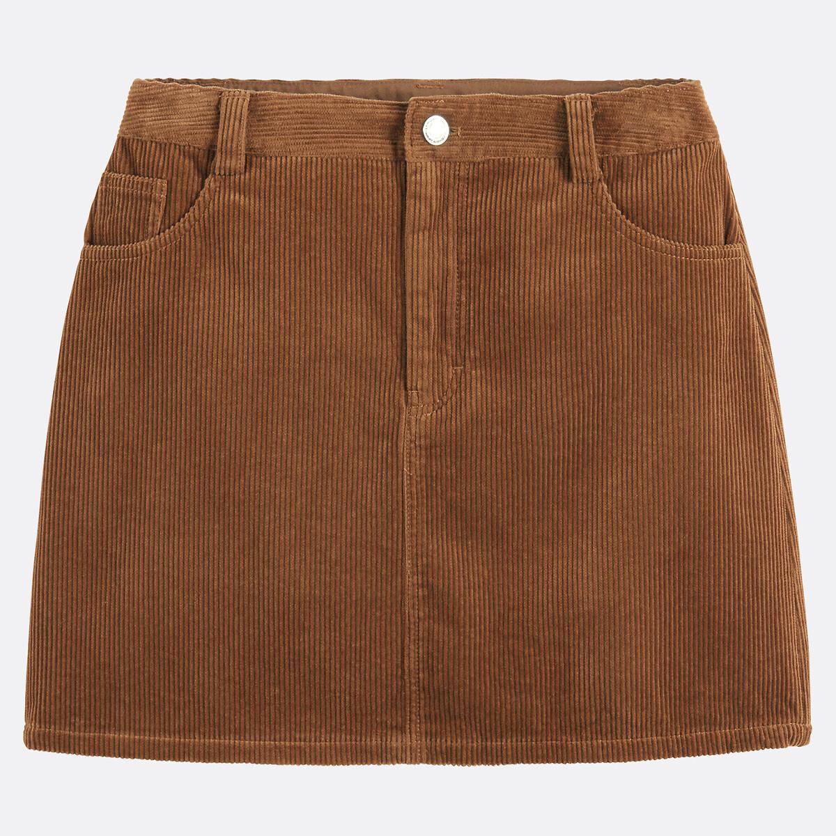 La Redoute Collections Gonna dritta in velluto a coste  