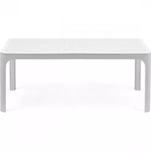 Tavolino da giardino Net bianco 100x60